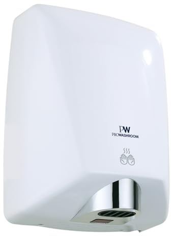 Pro Washroom High-Speed Hand Dryer – Touch-Free, Ultra-Quiet & Eco-Friendly - 10s Fast Dry - IPX4 Water-Resistant - Energy Efficient - Compact, Wall-Mounted Design for Commercial Washrooms