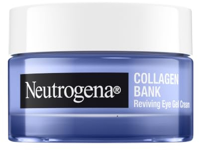 Neutrogena Collagen Bank Eye Gel Cream, Reviving Formula, Micro-peptide Technology, 15g
