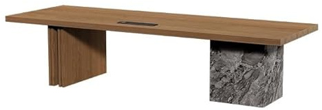 ZENGXJYCQINGJIANG Gaming Desk Modern Luxuty Executive Desk with Storage with Charging Outlets, Spacious Ash Wood Writing Table PC Workstation(M)