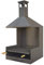Imex El Zorro 71595 - Cajón Barbacoa Especial Paellera c/Chimenea y Parrilla INOX. 72x60x148 cms.