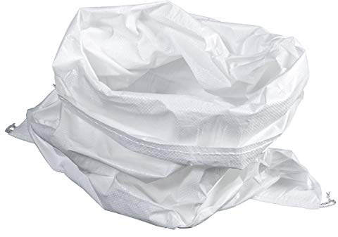HaGa® Sandsack 65 x 135cm - 5 Stk. Gewebesack PP-Sack Getreidesack weiß
