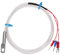 PT100-Temperatursensor, Dreileitersystem PT100-Temperaturfühler-Thermistor, -50℃-300℃ Bereich, 6mm/0,24 Durchmesser(1M)