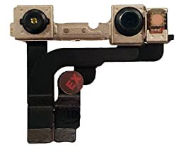 Smartex® Komplett Frontkamera Ersatz kompatibel mit iPhone 12 Pro Max - Vordere Kamera mit Sensor und Flex Kable