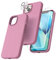 TOCOL Silicone for iPhone 13 Case 6.1-Inch, Liquid Silicone Multi-Color Slim Silky-Soft Touch Anti-Scratch Shockproof Protective Phone Cover, Lilac Purple