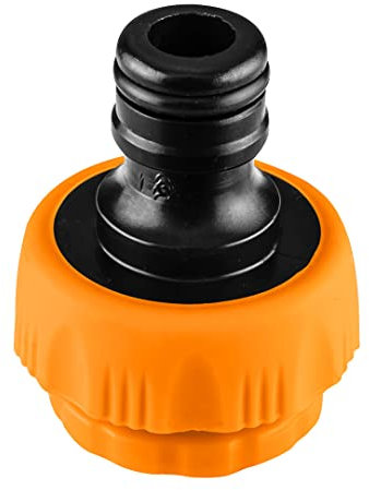 NEO TOOLS Les raccords de robinet 1/2- 3/4, 3/4-1 peuvent être adaptés au diamètre du robinet - Deux diamètres disponibles sur chaque raccord (plastique, 1/2-3/4)