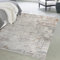 Mazovia Modern Teppich - Vintage Abstract Muster - Weich Teppich für Wohnzimmer, Schlafzimmer, Esszimmer - ÖKO-TEX Wohnzimmerteppich Shrink Polyester – Kurzflorteppich Grau Beige 160 x 230 cm