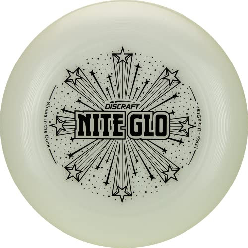 Discraft 175 g Ultrastar Sport, Nite Glo/Glows in The Dark Disc Folienfarben können variieren