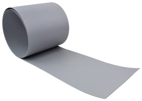 PREMIUM PP Sichtschutzstreifen für Doppelstabmatten Farbe Fenstergrau RAL 7040 Sichtschutz Streifen Zaun 2535 x 190 x 1,35 mm 1 Stück