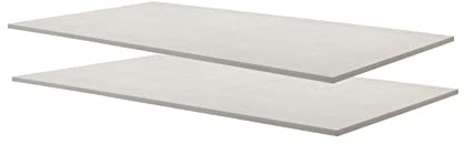 Composad | Paar Regale für Schränke AR9004/AR9007/AR8997 der Linie Systemma, interne Regalböden, Maße (BxHxT) 122,80 x 1,80 x 55,40 cm, Made in Italy