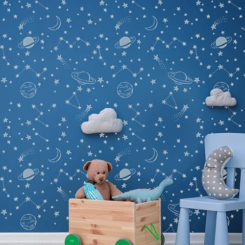 Orion Pochoir mural pour chambre d'enfant, chambre d'enfant, décoration de chambre d'enfant, grand pochoir de peinture (taille – 54 x 71 cm)