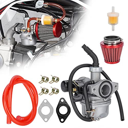 PZ19 Carburateur 19 mm Carb avec filtre à air 35 mm pour 50cc 70cc 90cc 110cc 125cc DR50 CRF XR 50 coolster Taotao Buyang Coolsport Redcat Peace Baja ATV Quad Go Cart Dirt Bike Parts
