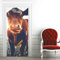 Tür Tapeten 3D Selbstklebend Prärietier Kuh 88 X 200 Cm 3D Türaufkleber Wandbilder Türposter Fototapete Pvc Diy Türbild Vinyl Wasserdichte Entfernbar Mauer Aufkleber Zuhause Dekor - Türfoto