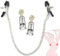 2Pcs Portable Vacuum Suction Bottle +Adjustable Metal Chain Clip，Regalo para mujeres