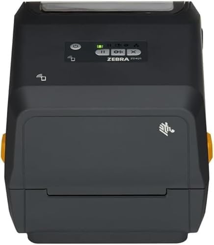 Zebra Thermotransfer Desktopdrucker ZD421 - USB, USB-Host, Ethernet und Bluetooth Konnektivität - Geeignet für Anwendungen in Logistik, Fertigung, Einzelhandel und Gesundheitswesen