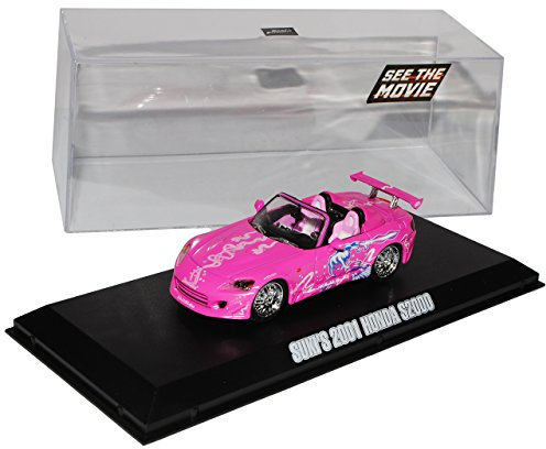 Hond. S2000 Pink Suki´s Fast and The Furious 1/43 Greenlight Modell Auto