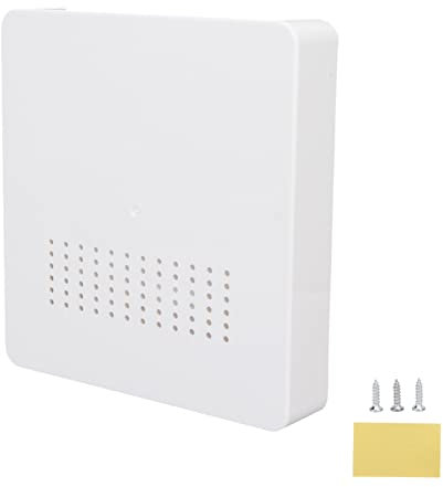 Glomora Hidden Knife Block Holder,Wall Mounted White Knife Holder, Breathable Wall Mounted Knife Block,Simple Adhesive Mounting Or Screw Installation for Home Kitchen Restaurant