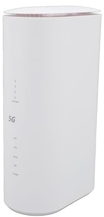 Portable 5G Router with Sim Card Slot, Dual Band CPE WiFi 6 Mobile Hotspot Devices with 8 High Gain Antennas, Gigabit Ethernet Portable WiFi Router for Home.