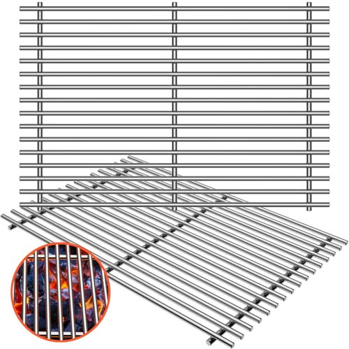 7639 Griglia in Acciaio Inox 44.5cm, Parti di Ricambio per Barbecue, per griglia a Gas Weber Spirit I & II 300 Series,Spirit E310 E320 S310 S320