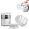 Contenants Cosmétiques Airless Pump Bottles,30ml Contenant Cosmetique Vide,Pots de Crème Sous Vide,Contenants Cosmétiques Vide,Portatif Bouteille Cosmetic Cream Jar Voyage pour Lotions Crèmes,2 Pièces