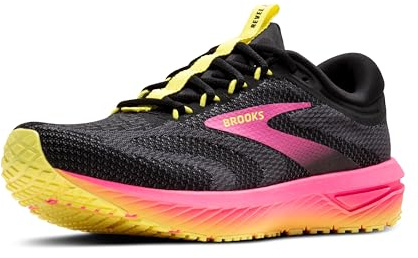 Brooks 1204241B025 Revel 7 Damen Black/Pink/Lemon Tonic EU 39