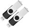 2 x 8GB Memory Stick,USB Stick,Flash Drive 2.0 Pen Drive Swivel Design, Thumb Drive for Data Stick (pack of 2 BLACK)