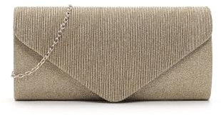 Tamaris Amalia Metallic Clutch Gold