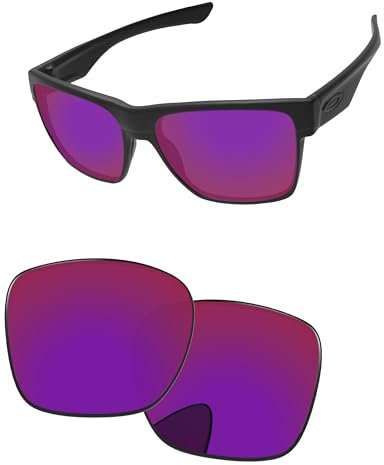 PapaViva Verres de rechange pour lunettes de soleil Oakley TwoFace XL OO9350 58 mm, Midnight Sun, TwoFace XL