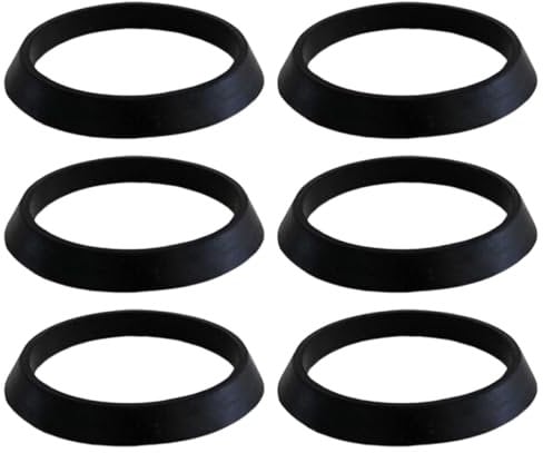 Arandelas de Goma,6 Piezas Junta de Tapón de Obturación de Tubo de Desagüe de Fregadero de Cocina, Junta de Drenaje de 43mm, Anillo de Sellado de Drenaje, Arandela de Goma para Accesorios de 1 1/2