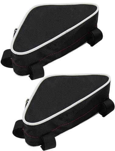 Zqkimzi Borsa per moto, borsa laterale per attrezzi, borsa per portapacchi per moto, borsa da telaio per moto, borsa per moto con spazio laterale per attrezzi, portapacchi e borsa da telaio per
