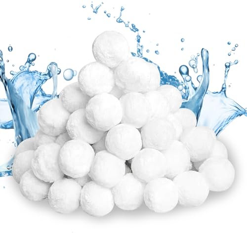 Flow fire Filterbälle Pool, 700g Filterbälle für Sandfilteranlage, Poolbälle für Filteranlagen für Den Pool und Aquarien