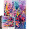 Abstraktes Aquarell-Blumen-Puzzle für Erwachsene, 1000 Teile, bunte Blumen, Blumenkunst, Bastelpuzzles für Heimdekoration, Geschenke, Familien-Puzzle, perfekt für Spielabende