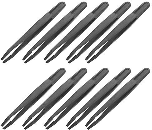 Fdit Tiptes de Fibre de Carbone Antistatiques de 20 Pc, Outil Résistant à Haute Température pour L'industrie, Outil PPS Durable pour L'installation de Pièces de Rechange Informatique, Maintenance