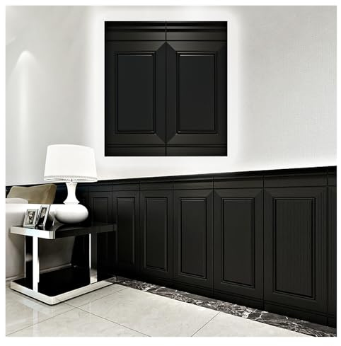 Wandverkleidung Selbstklebend PVC-Wandpaneele für Abziehen und Aufkleben für den Außenbereich, selbstklebende Deckenplatten, dekorative Deckenpaneele aus PVC-Schaum für das Wohnzimmer, moderner Stil,