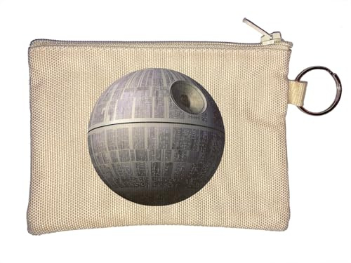 Space Ship Schlüsselanhänger Münzbörse Beige