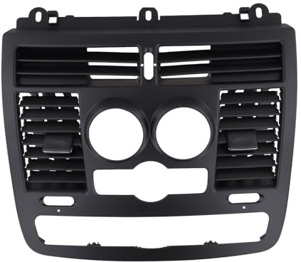Lawnoval Lüftungsgitter für Mercedes Vito Viano W636 W639 2004–2015, schwarzer Kunststoff, HVAC-Lüftungsgitter, kompatibel mit OEM-Ersatz