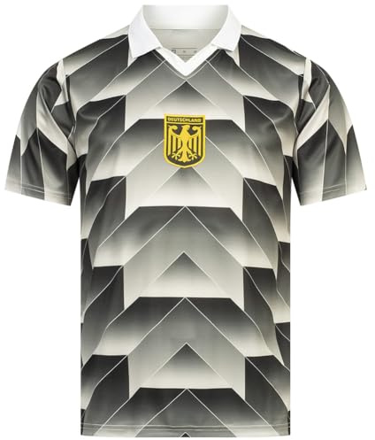 JELEX Retro History Herren Trikot | mit eingesticktem Logo & Kurzarm | Nostalgie-Design für Fußballfans | ideal für Sammler