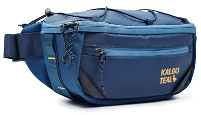 KalgoTeal Reise-Bauchtasche | Hüfttasche 3L, mit verstellbarem Riemen, wasserabweisend