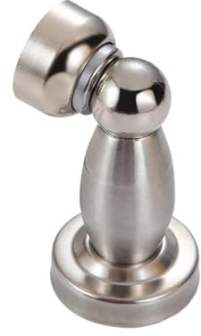 Ventouse de porte en acier inoxydable sans perforation, ventouse murale magnétique puissante multicolore, anti-collision forme d'olive Pour Garder La Porte Ouverte(Punched style)