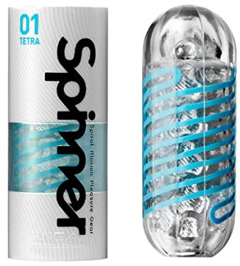 TENGA Spinner Wiederverwendbare Masturbationshilfe für Männer, Blau