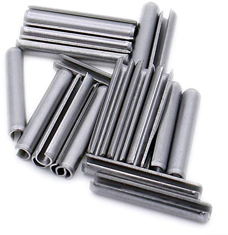 D4,5 (4,5 mm x 28 mm) Schlitz-Federstift (schwer) – Edelstahl (A1) (20 Stück)