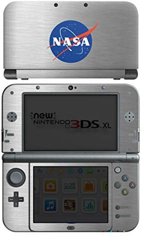 DeinDesign Skin kompatibel mit Nintendo New 3DS XL Folie Sticker NASA Metal Logo