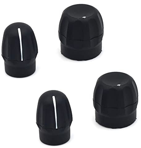 Kymate Two Way Radio Volume and Channel Knob Button Cap for Motorola CP200 CP200D CP040 Pro5150 GP380 HT1250 CP150 CP180 EP450 DEP450 EX500 Walkie Talkie Replacement Accessories 2pair