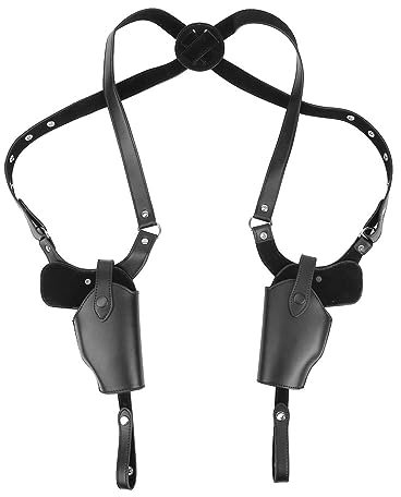 Tactical Gun Holster, Leather Concealed Pistol Shoulder Holster w/Adjustable Strap for G 1911 92 96 45.43