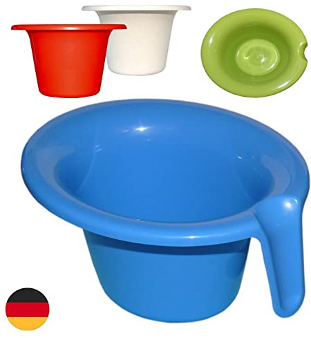 Kabea Abhaltetöpfchen Abhato für Windelfrei, Oval mit Griff (Original Asia- / China- Töpfchen Nachfolgemodell) zum Abhalten für Babys (aus Polypropylen (PP), Blau)