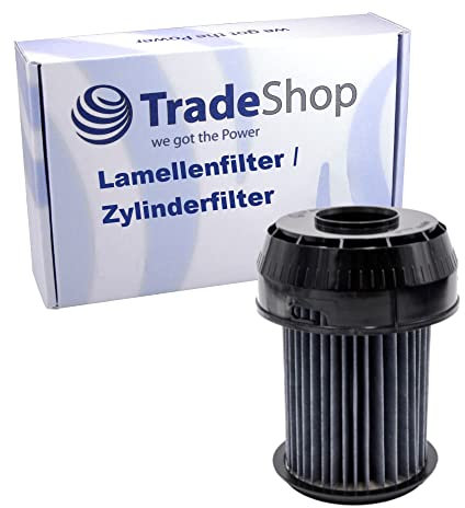 Trade-Shop Zylinderfilter/Lamellenfilter/Motorfilter für Bosch BGS 61430/02 ROXX'X, BGS 61430/03 ROXX'X, BGS 61430/04 ROXX'X, BGS 6143002