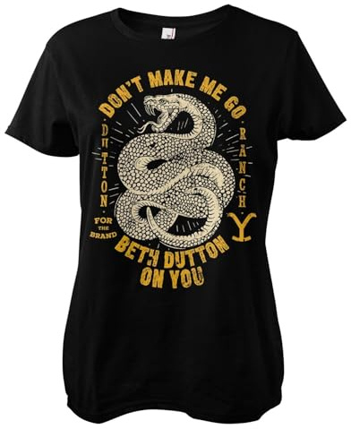 Yellowstone Offizielles Lizenzprodukt Beth Dutton Damen T-Shirt
