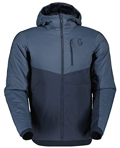 Scott M Insuloft Light Hoody Blau - Daunen Warme windabweisende Herren Isolationsjacke, Größe S - Farbe Metal Blue - Dar