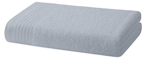 Degrees home - Set Asciugamani Doccia Grande - Set Asciugamani Bagno - 1 Asciugamano Doccia Grande - 100% Cotone - 480 g/m2 - 95x140 cm - Grigio