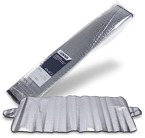 ENVA Frostschutzdecke groß Anti Eisfolie Sonnenschutz XL 100x230/255cm Windschutzscheibenabdeckung für den Winter und Sommer