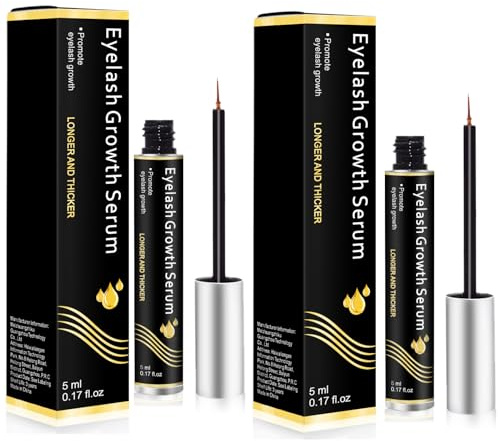 Wimpernserum,2PCS Wimpernserum ohne Hormone,Lash Lift Serum,Wimpernlifting hormonfrei,Augenbrauen Serum,Lashes Serum natürliches Wimpernverlängerung für Wimpernwachstum,vollere und lange Wimpern(10ML)
